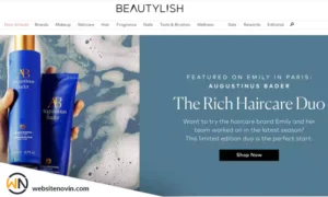 نمونه سایت آرایشی بهداشتی Beautylish